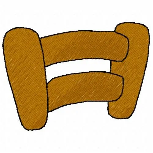 Wood Fence Embroidery Design Brand New