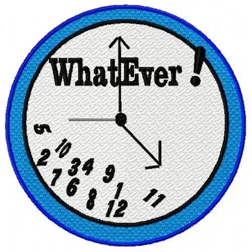 Timeless Clock Embroidery Design Limited Edition