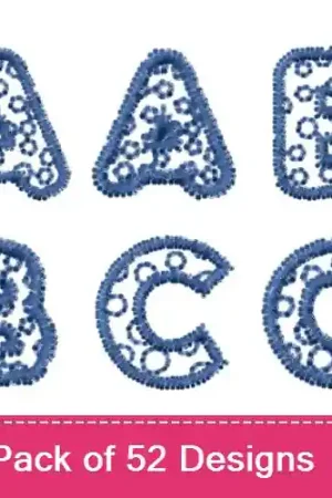 Authentic Chubby Dotty Font Embroidery design pack by Bella Mia Designs, Embroidery Packs on EmbroideryDesigns.com