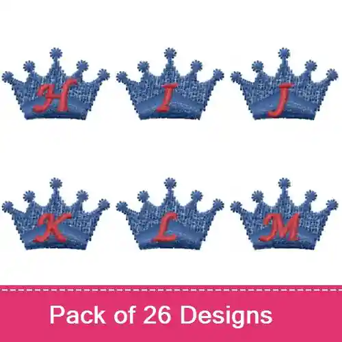 Today Only Princess Font Embroidery design pack by Bella Mia Designs, Embroidery Packs on EmbroideryDesigns.com