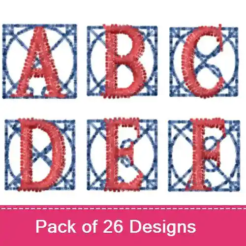 Bargain Leonardo Font Embroidery design pack by Bella Mia Designs, Embroidery Packs on EmbroideryDesigns.com