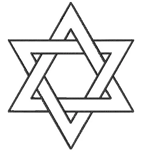 Limited Edition Star Of David Embroidery Design