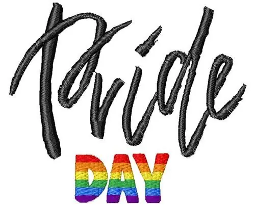 Pride Day Embroidery Design Shop Now
