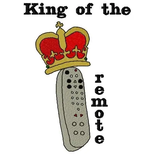 Professional Grade Remote King Embroidery Design