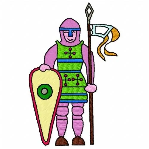Next Day Delivery Knight Flag Embroidery Design