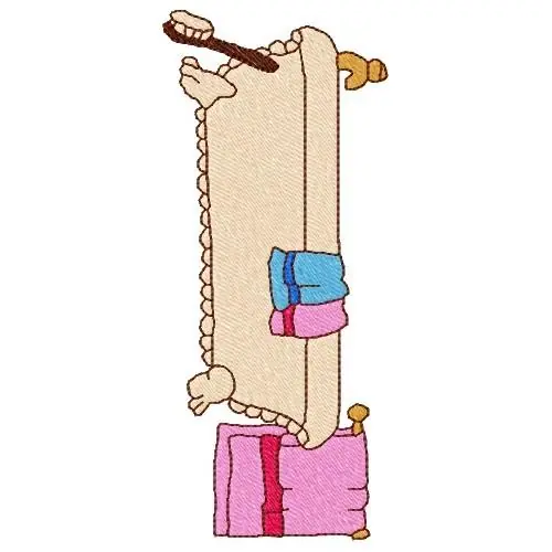 Clawfoot Bathtub Embroidery Design Cheap
