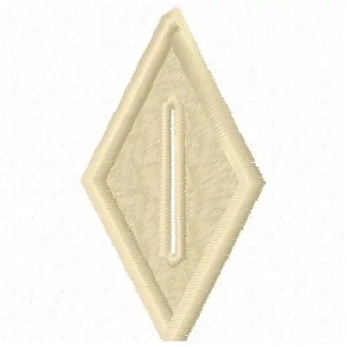 Authentic Diamond Button Embroidery Design