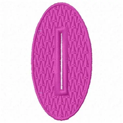Oval Button Hole Embroidery Design Same Day Shipping
