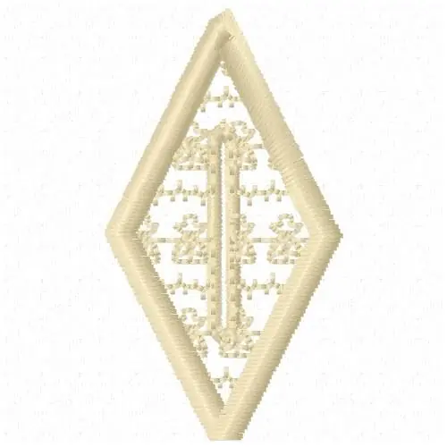 Certified Diamond Button Hole Embroidery Design