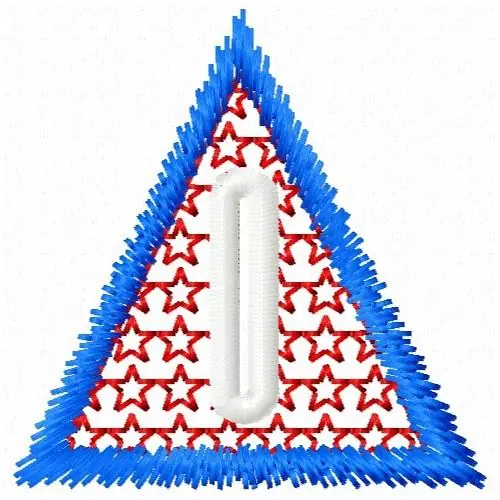 Bulk Order Triangle Button Hole Embroidery Design
