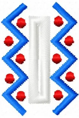 Zig Zag Button Hole Embroidery Design Budget
