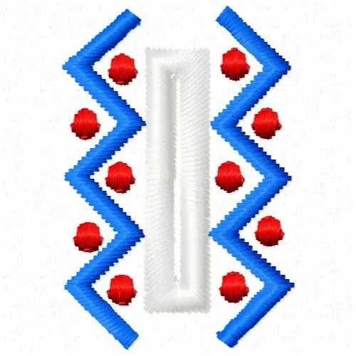 Zig Zag Button Hole Embroidery Design Budget