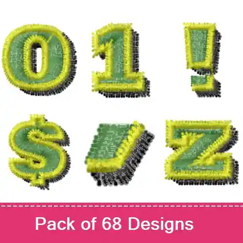 Mega Sale Post Office Font Embroidery design pack by Bella Mia Designs, Embroidery Packs on EmbroideryDesigns.com