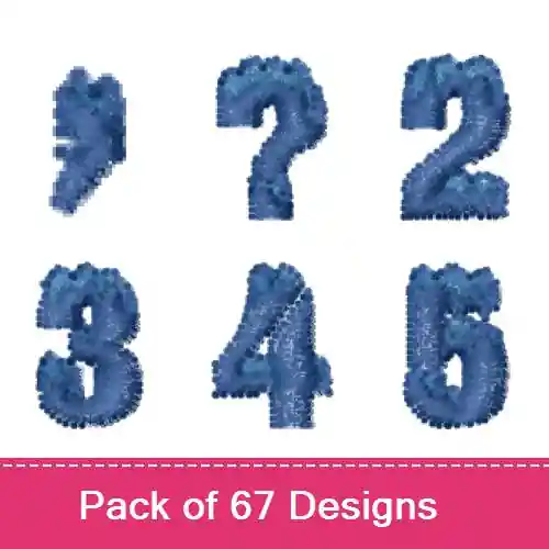High Quality Igloo Laser Font Embroidery design pack by Bella Mia Designs, Embroidery Packs on EmbroideryDesigns.com
