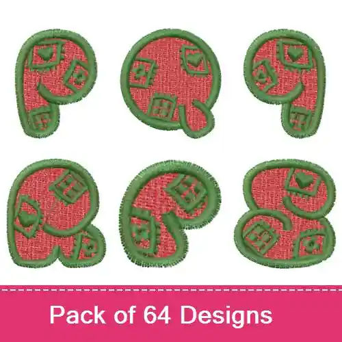 Patches Font Embroidery design pack by Bella Mia Designs, Embroidery Packs on EmbroideryDesigns.com Today Only