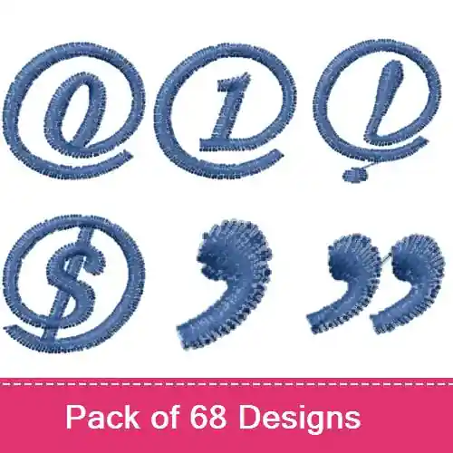 Mega Sale Arrobatherapy Font Embroidery design pack by Bella Mia Designs, Embroidery Packs on EmbroideryDesigns.com