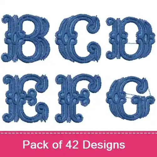 Spatz Font Embroidery design pack by Bella Mia Designs, Embroidery Packs on EmbroideryDesigns.com Special Offer