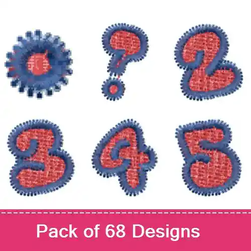 Save Now Tourist Trap Font Embroidery design pack by Bella Mia Designs, Embroidery Packs on EmbroideryDesigns.com