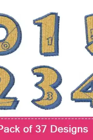 101 Alpha Pikture Font Embroidery design pack by Bella Mia Designs,  Embroidery Packs on EmbroideryDesigns.com Must Have