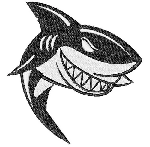 Angry Shark Embroidery Design Free Returns