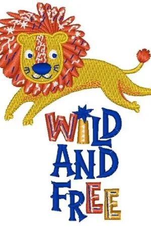 Wild And Free Embroidery Design Sale