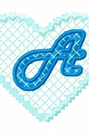 A Heart Embroidery Design Viral