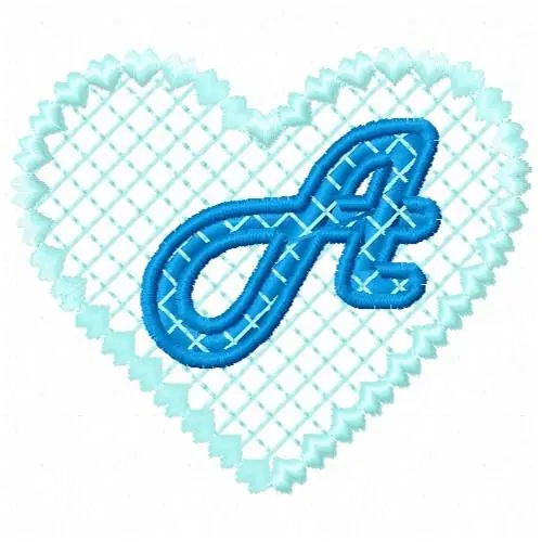 A Heart Embroidery Design Viral