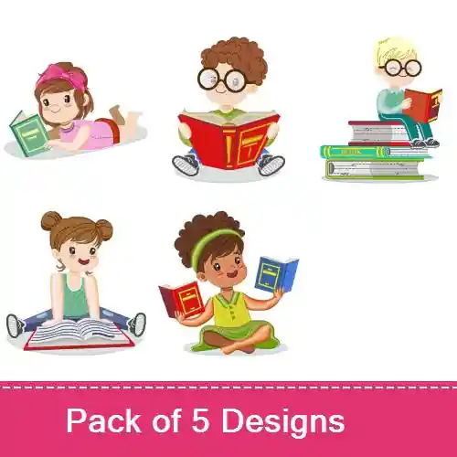 Affordable Children Reading Embroidery design pack by Bella Mia Designs, Embroidery Packs on EmbroideryDesigns.com