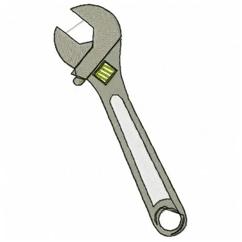 Wrench Tool Embroidery Design Buy Today