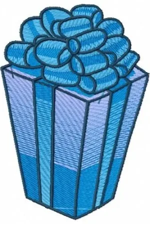Wrapped Pesent Embroidery Design Hassle-Free Returns