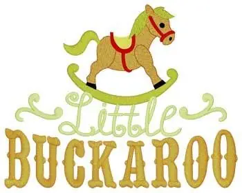 Little Buckaroo Embroidery Design Buy Online