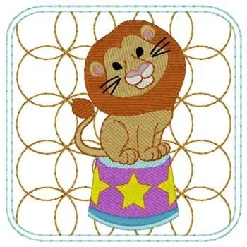 Circus Lion Embroidery Design Save Now