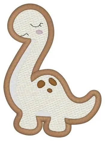 Reduced Price Brontosaurus Mylar Embroidery Design