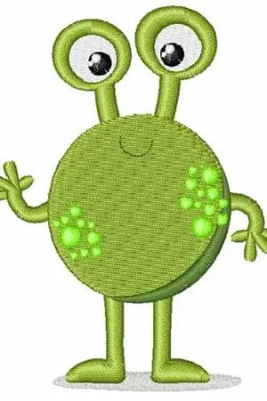 Alien Embroidery Design Clearance