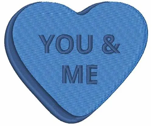 You & Me Embroidery Design Big Sale