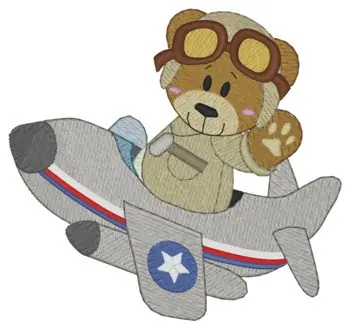 Air Force Bear Embroidery Design Trending