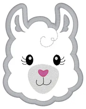Premium Alpaca Applique Embroidery Design