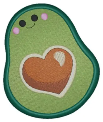 Avocado Embroidery Design Editor’s Pick