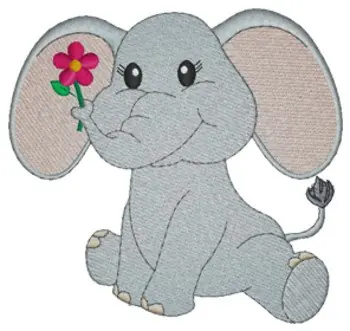 Baby Elephant Embroidery Design Best Choice