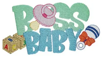 Boss Baby Embroidery Design Grab Now