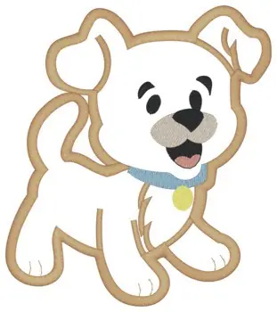 Puppy Applique Embroidery Design Best Price