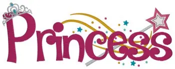 Princess Embroidery Design Fresh Stock