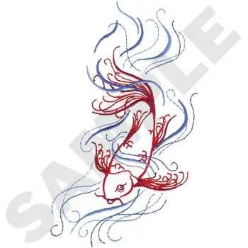 Buy Direct Koi Embroidery Design
