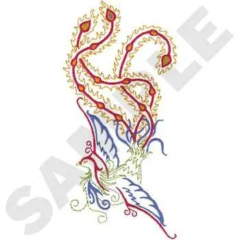 Phoenix Embroidery Design Buy Online