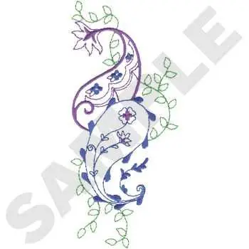 Paisley Pattern Embroidery Design Place Order