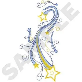 Direct From Factory Stars Embroidery Design