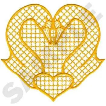 Clearance FSL Swan Design Embroidery Design