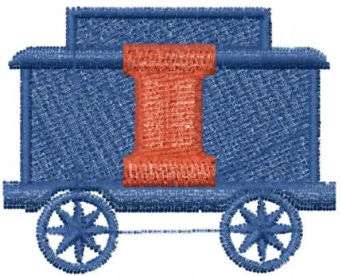 Viral Railroad Font I Embroidery Design