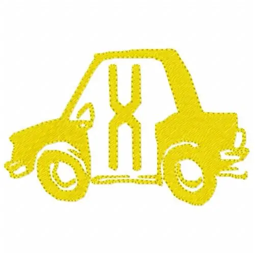 Car Letter X Embroidery Design Mega Sale