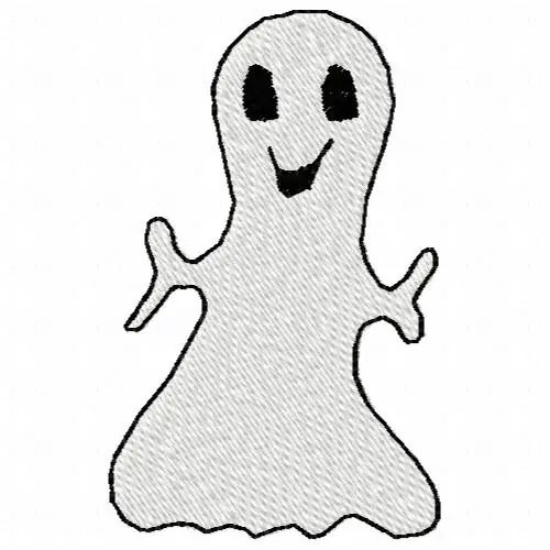 Buy Today Spooky Ghost Embroidery Design